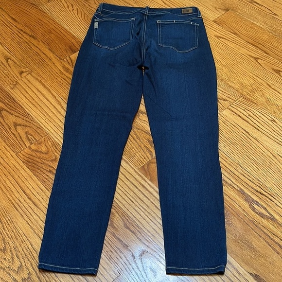 PAIGE Women’s Dark Blue Hoxton Ankle Jeans Size 28 - Picture 6 of 7